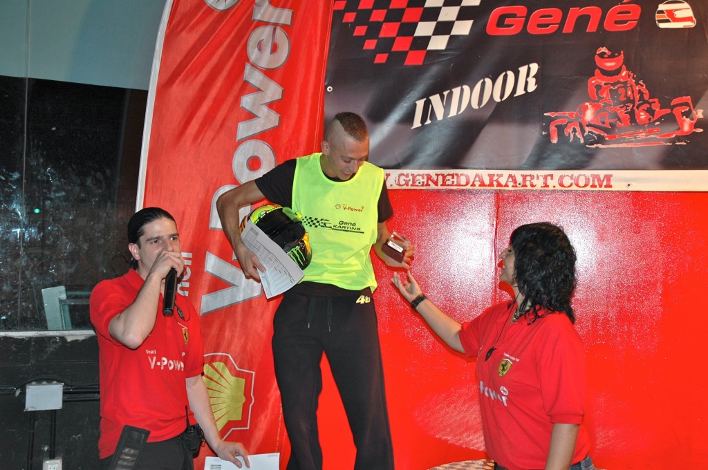 Valentino Rossi en Gene Karting